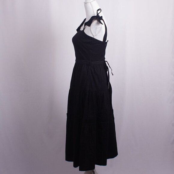 NWT TOPSHOP Tiered Fit & Flare Dress Size 4 - Picture 2 of 4